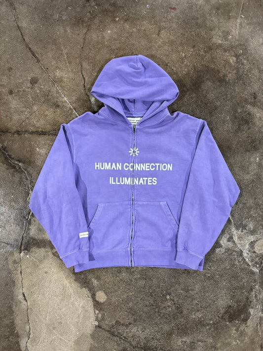 ILLUMINATE - CUSTOM DYE ZIP UP HOODIE V2