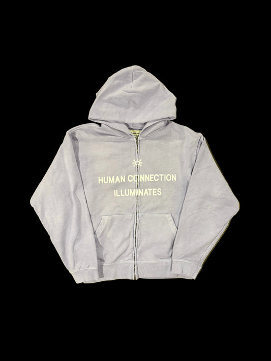 ILLUMINATE - CUSTOM DYE ZIP UP HOODIE