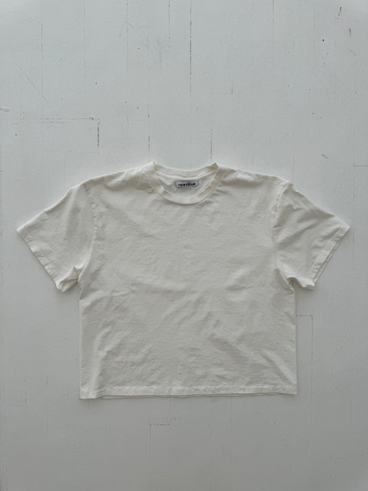 Oversize Crop T-Shirt - White